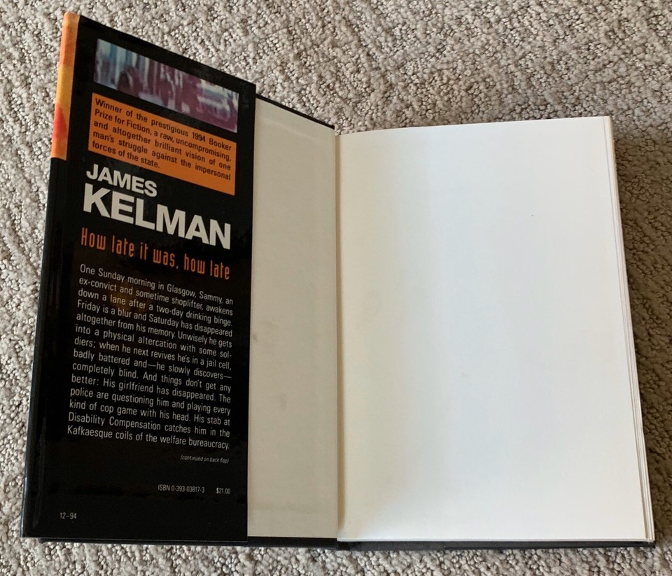 How Late it Was, How Late by James Kelman | eBay