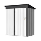 Metal Outdoor Storage Shed 5Ft x 3Ft Steel Utility Tool Shed Storage House Patio