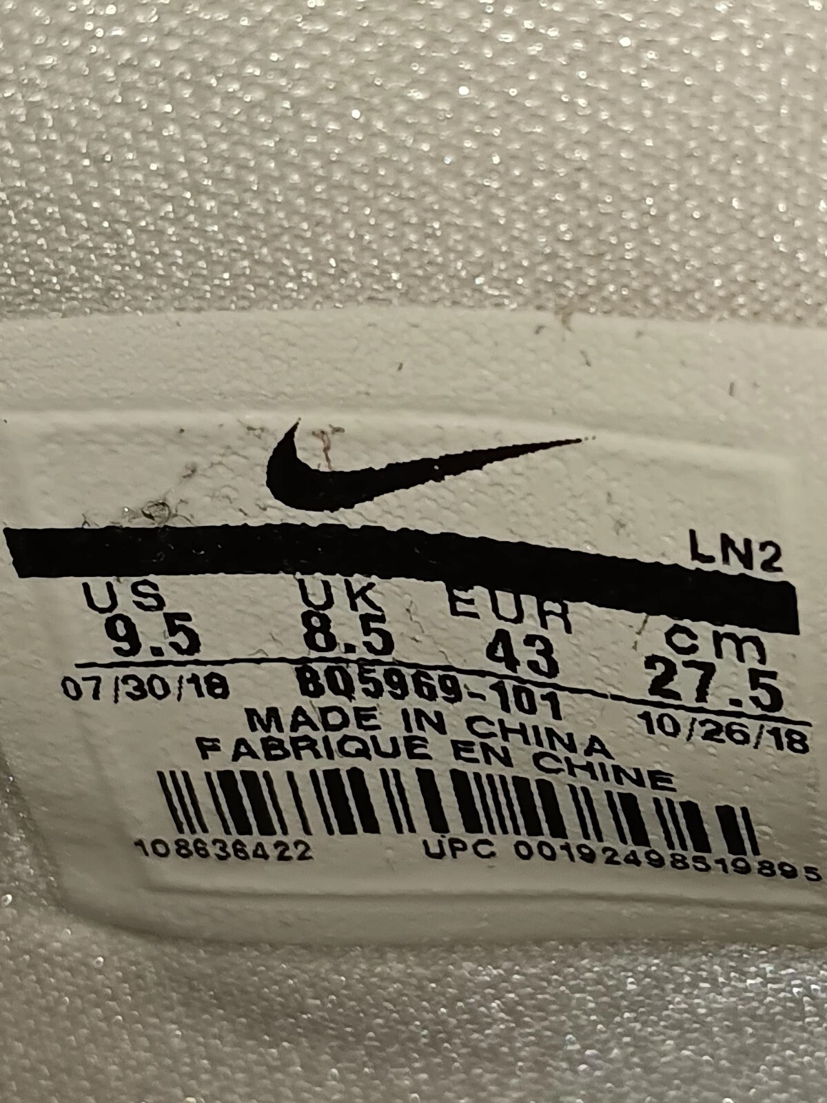 Nike LeBron 16 Equality Black White Men's Basketball Shoes Sneakers Size 9.5