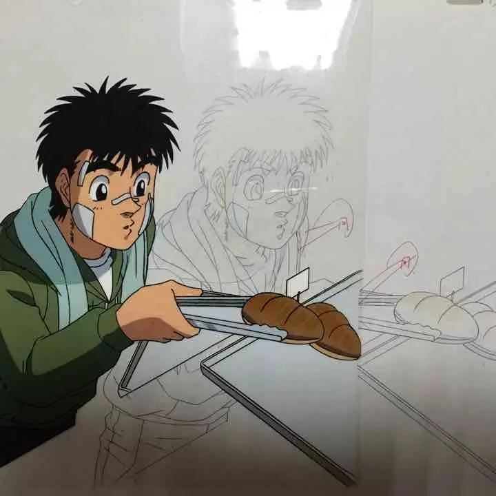 Original Hajime no Ippo Anime Cel (set of 2)