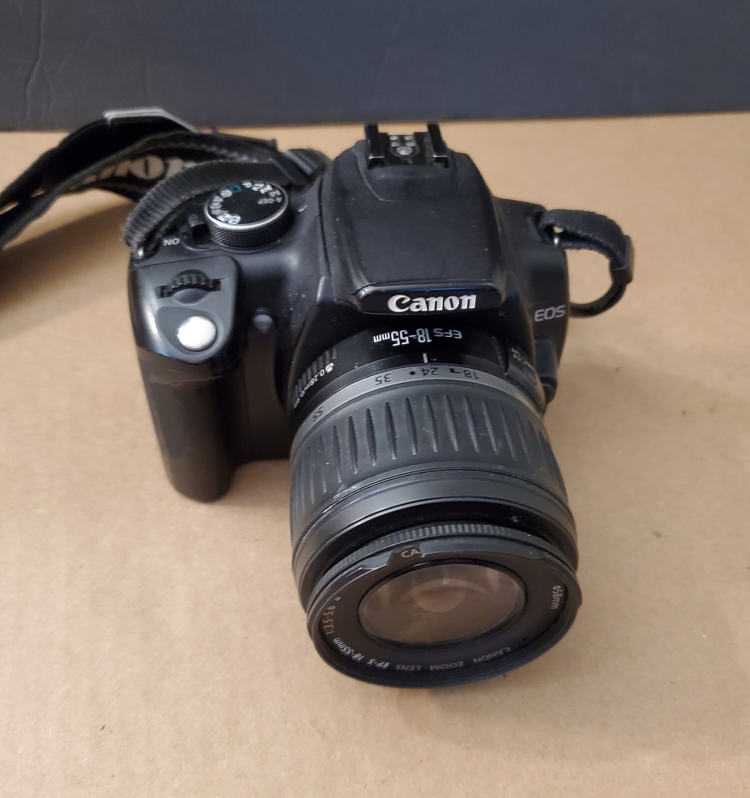 Canon EOS Rebel XT 18.0MP Digital SLR Camera Kit Black ! For Parts Or