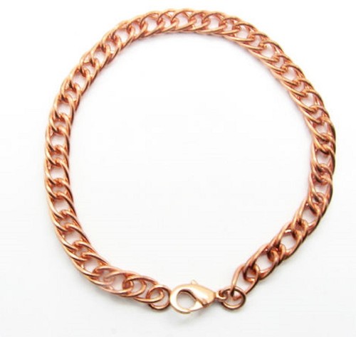 Men's Solid Copper Bracelet 1/4 of an Inch Wide CB792G Men's Solid Copper Bracelet 1/4 of an Inch Wide CB792G