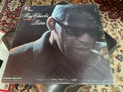 RAY CHARLES INVITES YOU TO LISTEN, VINYL LP, ABC RECORDS STEREO,  VERY GOOD