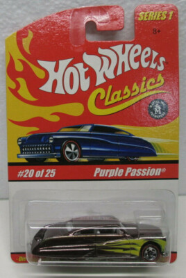 HOT WHEELS ~ FLAMES ~ Classics  PURPLE PASSION  Series 1 Limited Edition  purple