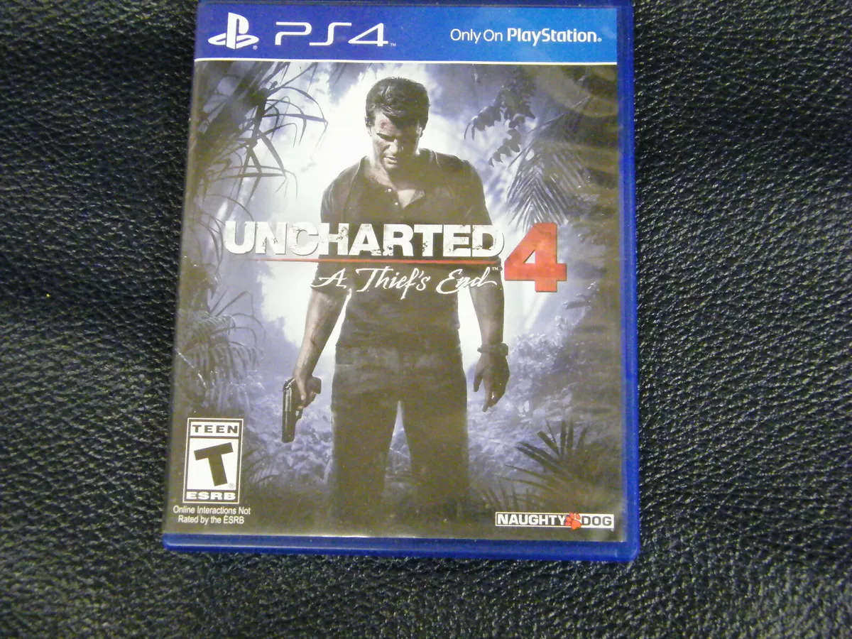  Uncharted 4 PS-4 AT A Thief's End : Video Games