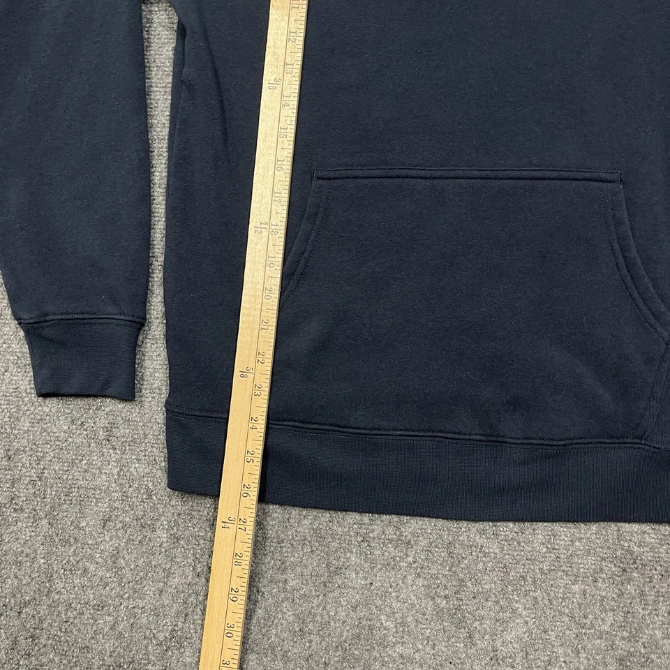 Sportiqe Hoodie Mens Small Blue Raglan Sweatshirt Kangaroo Pockets - Image 4 of 4