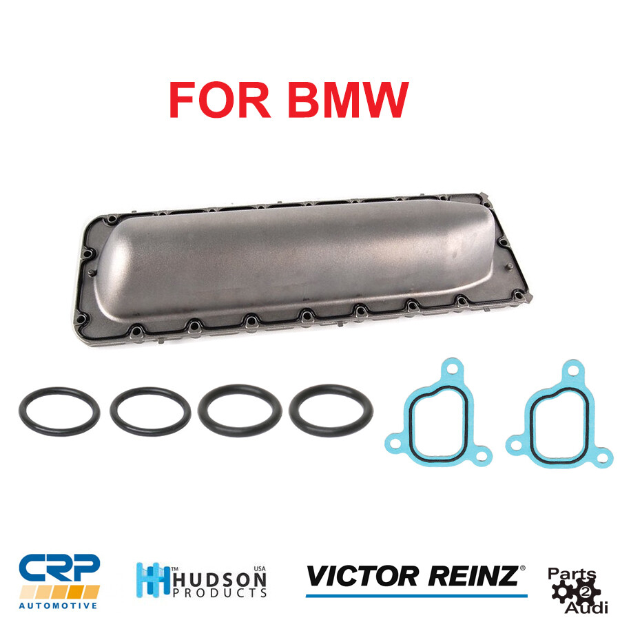 OE Engine Valley Pan Cover w Crossover Gasket,Orings, For BMW E31,E38