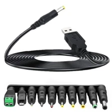 USB Charger Cord with 10 Types Connectors (Include Micro and USB-C Android C....