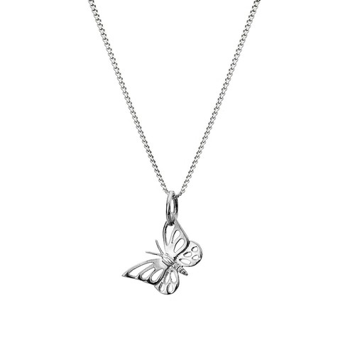 Pretty Butterfly Pendant Necklace 