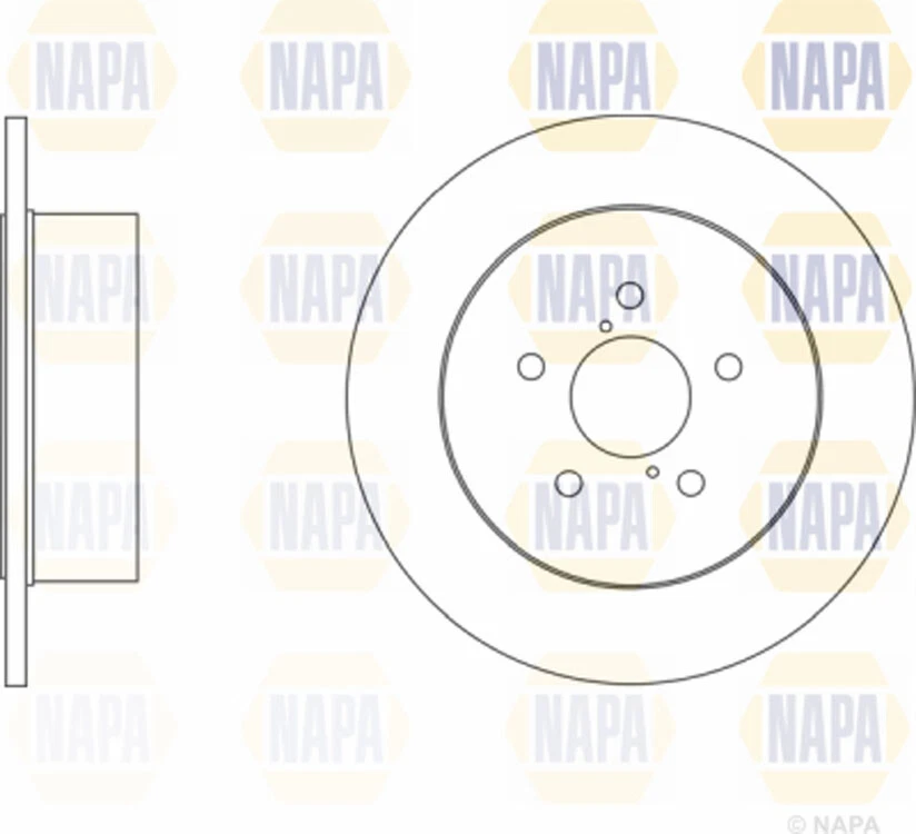 Se adapta al disco de freno trasero Subaru Legacy Outback 2.0 D 2.5 3.0 NAPA 26700AG000 Foto 2 de 2