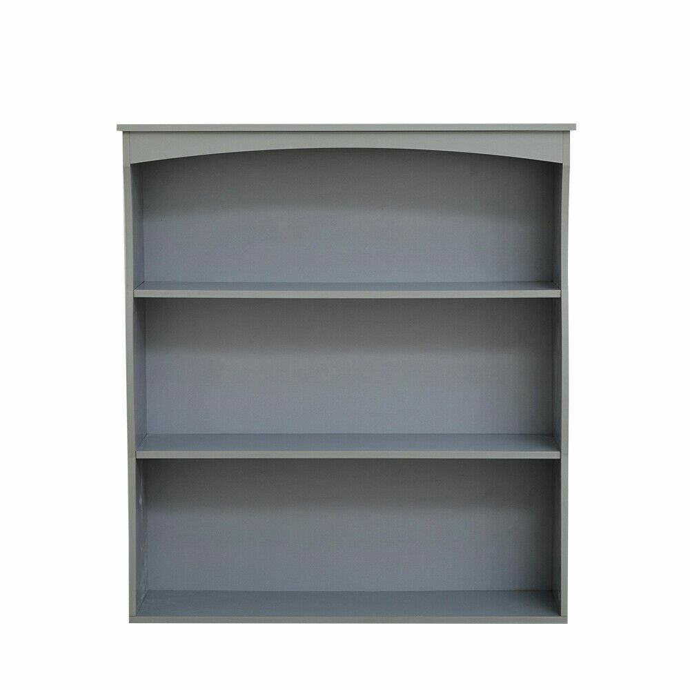 Grey Wall Mounted Shelves Painted 3 Book Shelves Ideal for Kids Bedroom Kitchen eBay