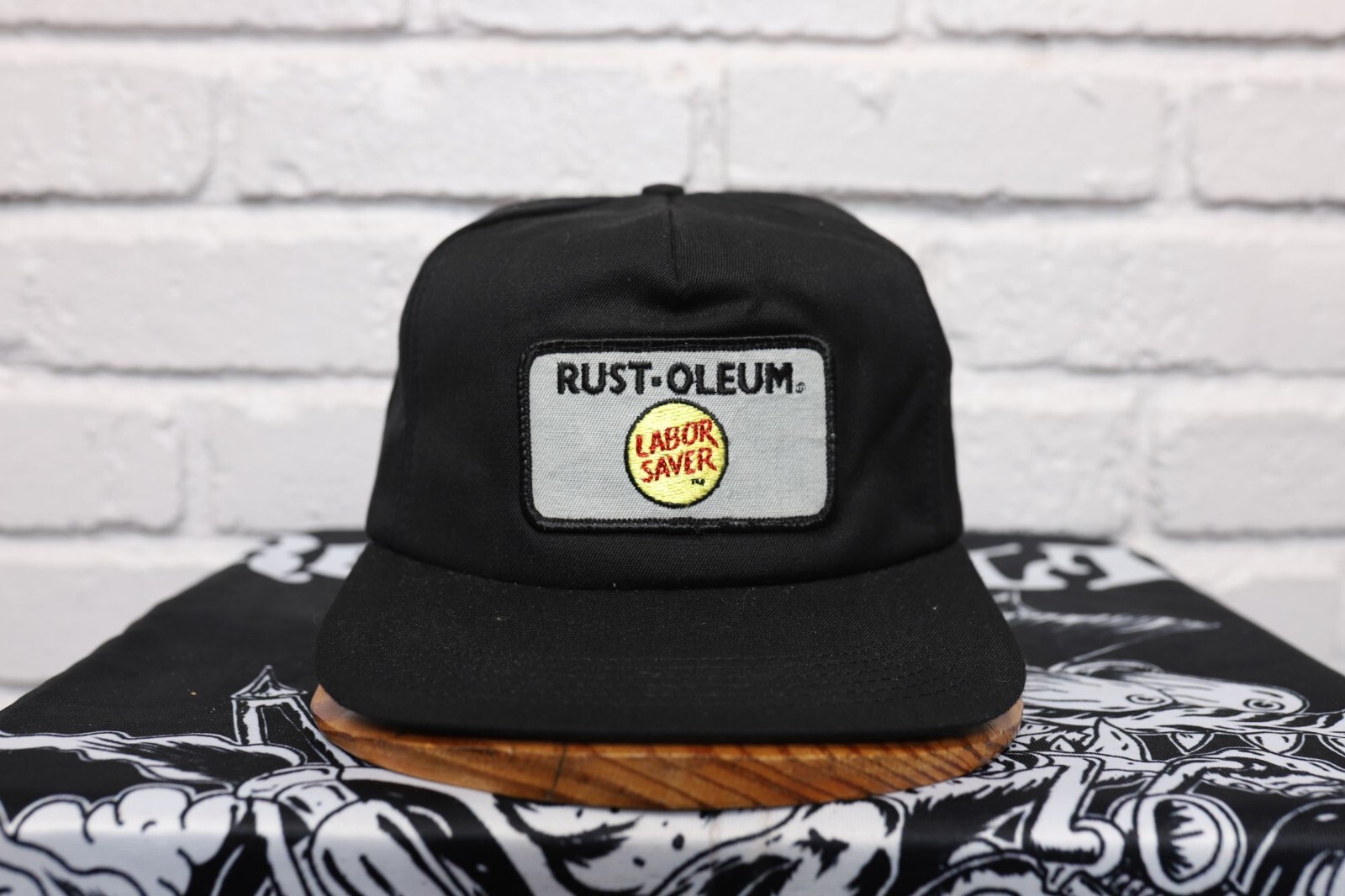 90s Vintage RustOleum Spray Paint Labor Saver Hat INSTITUTO
