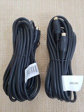 S-Video 25 Feet Cable 4 Pin Male to Male Cam Cable Gold Plated-DVD HDTV Lot of 2