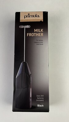 Epoca PHFBK-0101-A Primula Milk Frother, Black. For Lattes, capuccinos and more