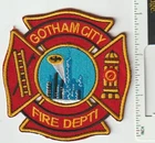 Gotham City Fire Department 3 inch cap- size patch shipped from Aussie