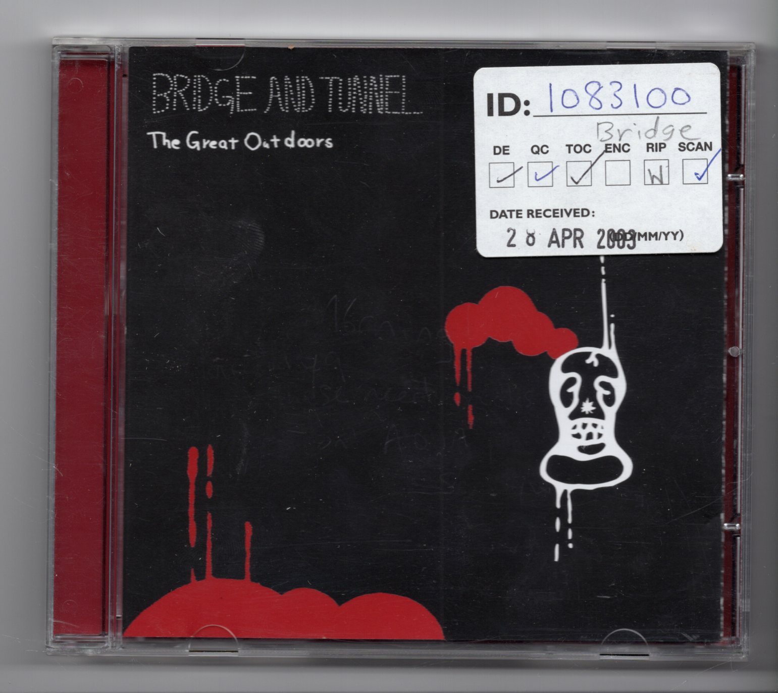 (JG922) Bridge & Tunnel, The Great Outdoors - 2003 CD