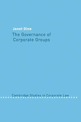The Governance of Corporate Groups Dine Paperback Cambridge University Press