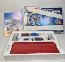 Meccano Erector Metal System Set 8257 Motorized Ferris Wheel w/ Instruction READ
