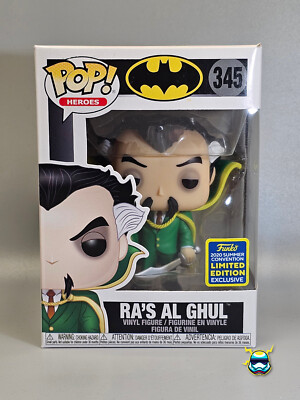 Funko Pop RA'S AL GHUL #345 Batman DC Heroes Summer Con 2020 LE NEU Vinyl Figur