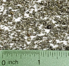 100 American Wrist Watch Screws Elgin Hamilton Illinois Waltham Spare Parts Lot