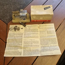 Vintage Eumig 8mm & 16mm Film Splicer Editor Splicing Press w/ Instructions