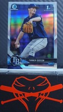 Tanner Dodson - 2018 1st Bowman Chrome Draft #BDC-78 - Rays RC - REFRACTOR SP