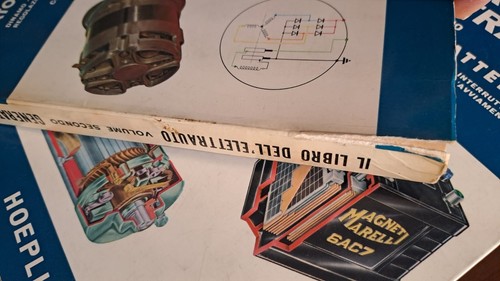 INGEGNERIA IL LIBRO DELL'ELETTRAUTO HOEPLI 6VV OPERA COMPLETA BATTERIE DINAMO - Foto 6 di 13
