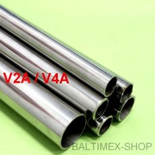 Edelstahlrohr - Ø 22mm - A4/A2 Reling Handlauf Edelstahl Rohr poliert Niro Rohr