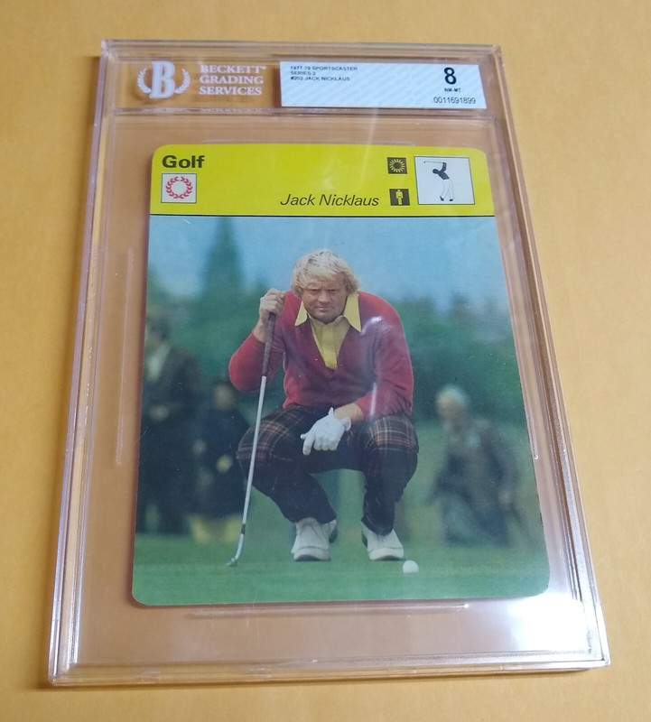 Jack Nicklaus 1977-79 Sportscasters 02-02 BVG 8 Italy Print Series 02 Lausanne A
