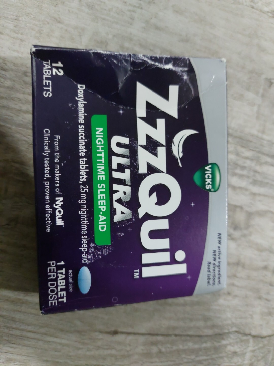 Vicks ZzzQuil Ultra Nighttime 25 mg SleepAid, Tablets And Liquid Gels! eBay