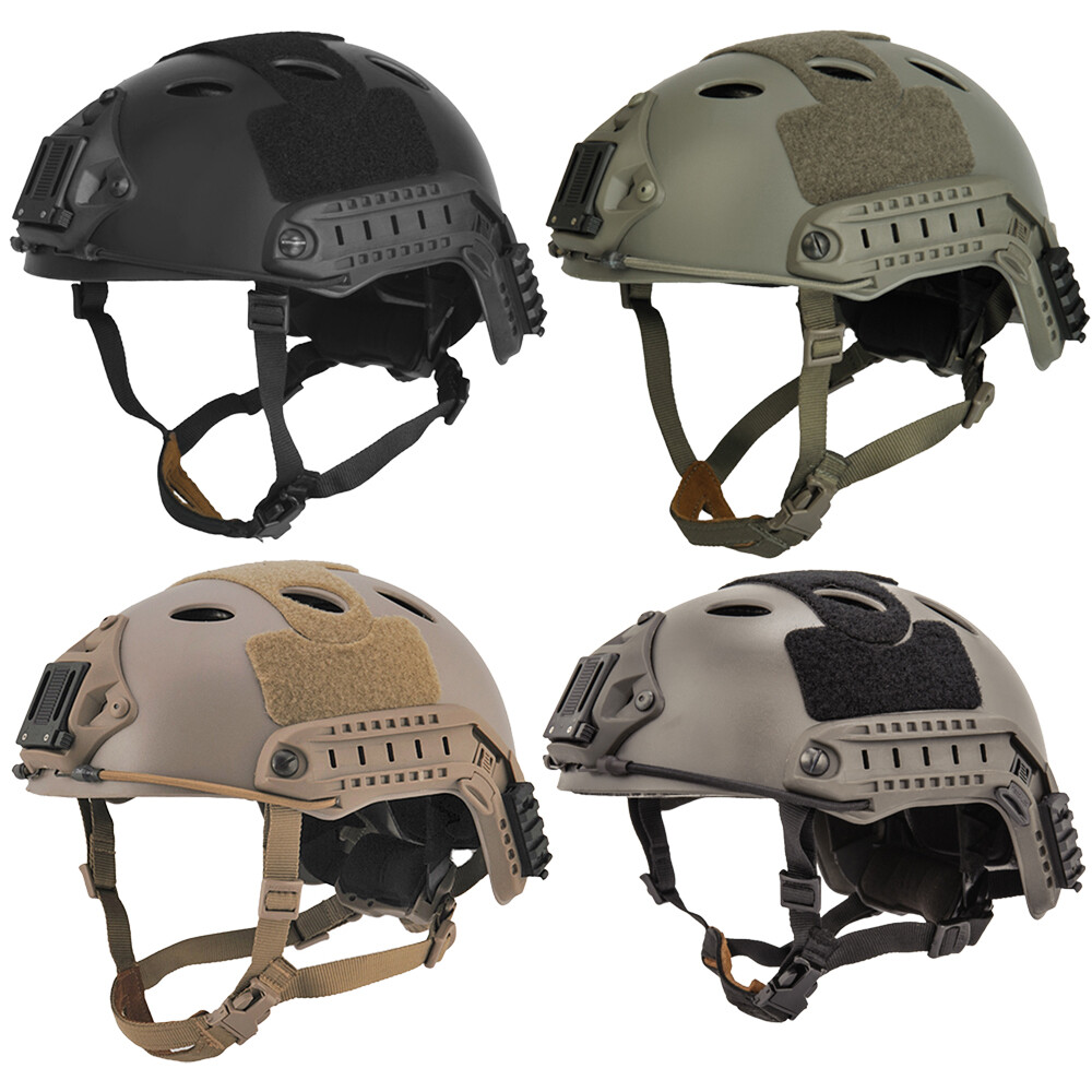 LOOGU Fast BJ Base Jump Military Helmet with 12-in-1