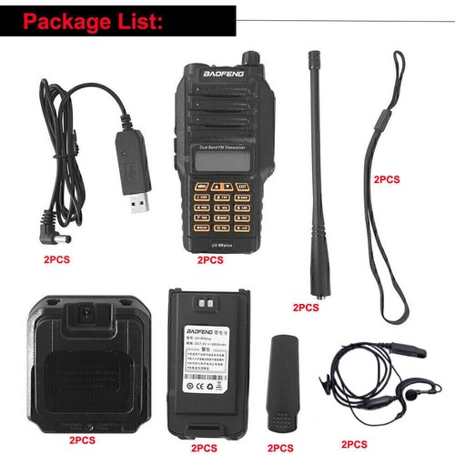 Baofeng UV-9R Plus Walkie-Talkie 8000mAh Handfunkgeräte GroßeReichweite +Headset - Photo 8/11