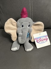 Vintage 1990s Disney Store Exclusive Dumbo The Elephant Beanbag Plush w/ TAG