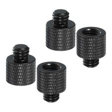 4 Pcs 3/8" Male to 3/8" Female Tripod Nut Camera Mount Screw1, 20 mm