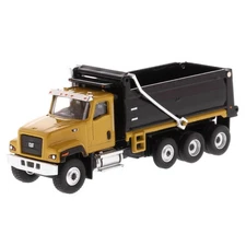 1/87 Caterpillar CAT CT681 Dump Truck Black and Yellow - High Line Series 85514