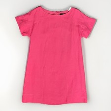Tahari Arthur Levine Pink Sheath Linen dress Sz 6