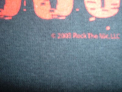 Vintage Jay-Z 50 Cent Snoop Dogg Rock The Mic 2003 Tour Tee Shirt
