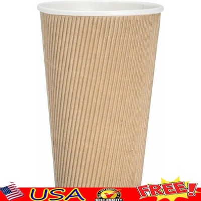 Ripple Drinking Cups Paper Hot Cups Beverage Center Breakroom Cost Saving New