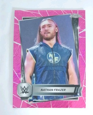 2025 Topps Chrome WWE - Nathan Frazer - PINK REFRACTOR