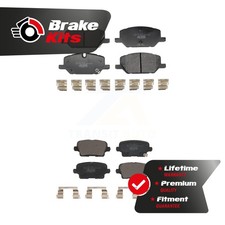 Front Rear Ceramic Brake Pads Kit For 2021-2023 Buick Envision
