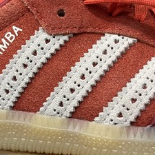 Samba OG C Red Valentines Adidas Preowned In Box Unisex Kids Size 2.5 US JS3528