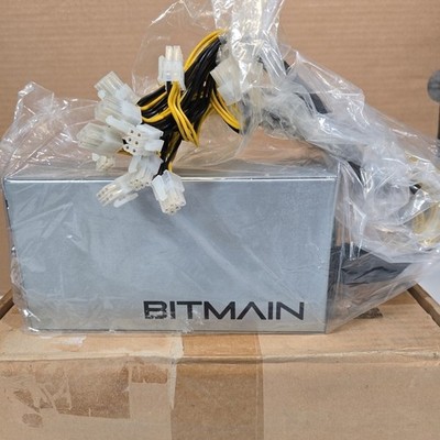 Bitmain Antminer APW3++-12-1600 Power Supply 1600W For S9 L3+ D3 Z9 T9+ 12v Psu