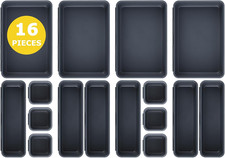 Organizer Cassetti, 16 Pezzi Organizer Cucina, 3 Taglie Antiscivolo, Regolabile,