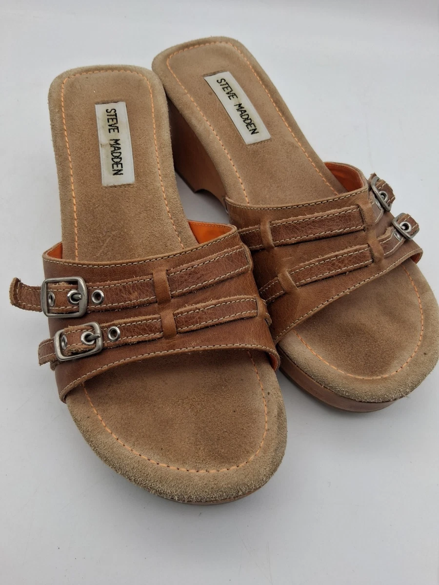 Steve Madden: Sandalias Negras Con Tacón Alto Ancho Y Plataforma Gonzo Mujer 37860051