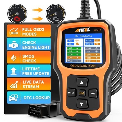 2026 ANCEL AD410 Profi KFZ OBD2 Diagnosegerät Auto Scanner Fehler Auslesegerät