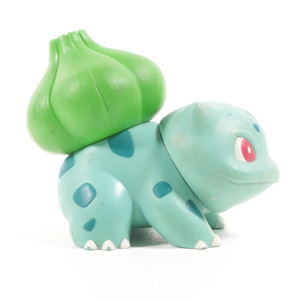 Bulbasaur 4.5” Figura Pokémon Auténtica TOMY Nintendo CGTSJ 1999 Foto 2 de 4