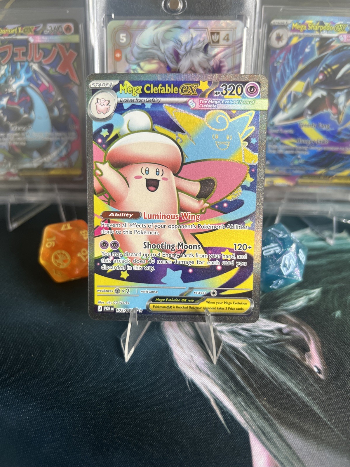 Mega Clefable ex 103/088 Me03: Perfect Order Holo
