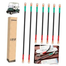 10L0L Golf Cart Battery Cables 4 Gauge for 36v 14 inch x 5pcs, 25 inch x 2pcs