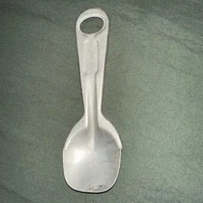 Vintage 8" Aluminum Short'ning & Ice Cream Spoon Lard and Shortening Scoop Metal