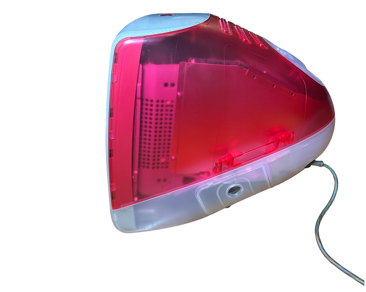 Apple iMac G3 Strawberry - 333MHz 512MB RAM 64GB SSD | OS 9 - OS X